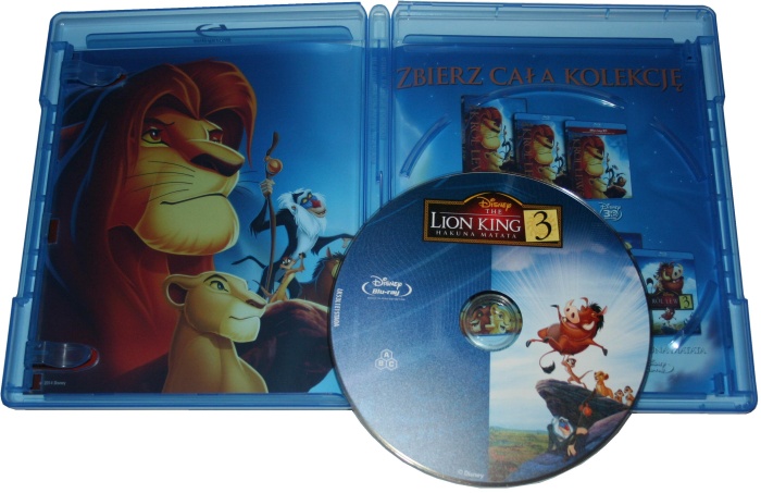 Film Blu-ray <br> Król Lew 3: Hakuna Matata - Lion King 1 1/2 (2004) <br> Opakowanie Fotografia - Copyright © poral.eu